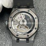 DIW Factory Audemars Piguet Royal Oak 15500 VOIDLINE 41mm Carbon Fiber Green Line Rubber Strap Black Dial