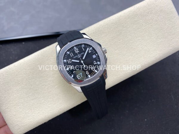 E7 Factory Patek Philippe Aquanaut 5167A-001 40mm Rubber Strap Black Dial