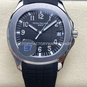E7 Patek Philippe Aquanaut 5167A-001 black dial