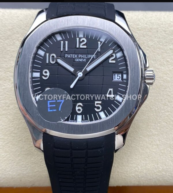 E7 Patek Philippe Aquanaut 5167A-001 black dial