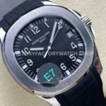 E7 Factory Patek Philippe Aquanaut 5167A-001 40mm Rubber Strap Black Dial