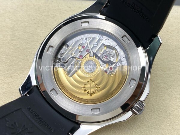 E7 Factory Patek Philippe Aquanaut 5167A-001 40mm Black Rubber Strap Black Dial