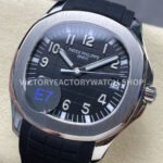 E7 Factory Patek Philippe Aquanaut 5167A-001 40mm Rubber Strap Black Dial