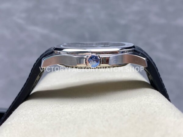 E7 Factory Patek Philippe Aquanaut 5167A-001 40mm Rubber Strap Black Dial