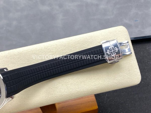 E7 Factory Patek Philippe Aquanaut 5167A-001 40mm Black Rubber Strap Black Dial
