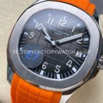E7 Factory Patek Philippe Aquanaut 5167A-001 40mm Orange Rubber Strap Black Dial