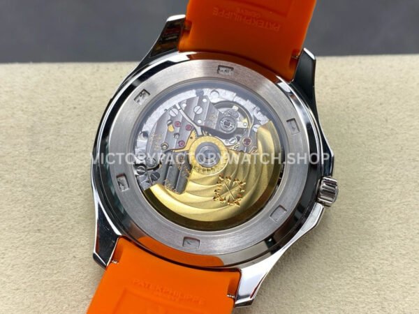 E7 Factory Patek Philippe Aquanaut 5167A-001 40mm Orange Rubber Strap Black Dial