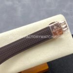 E7 Factory Patek Philippe Aquanaut 5167R-001 40mm Rose Gold Rubber Strap Brown Dial