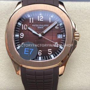 E7 Patek Philippe Aquanaut 5167R-001 brown dial