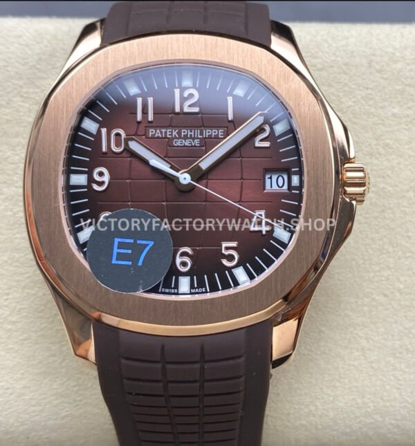 E7 Patek Philippe Aquanaut 5167R-001 brown dial