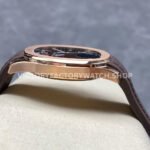 E7 Factory Patek Philippe Aquanaut 5167R-001 40mm Rose Gold Rubber Strap Brown Dial