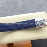 E7 Factory Patek Philippe Aquanaut 5168G-001 40mm White Gold Rubber Strap Blue Dial