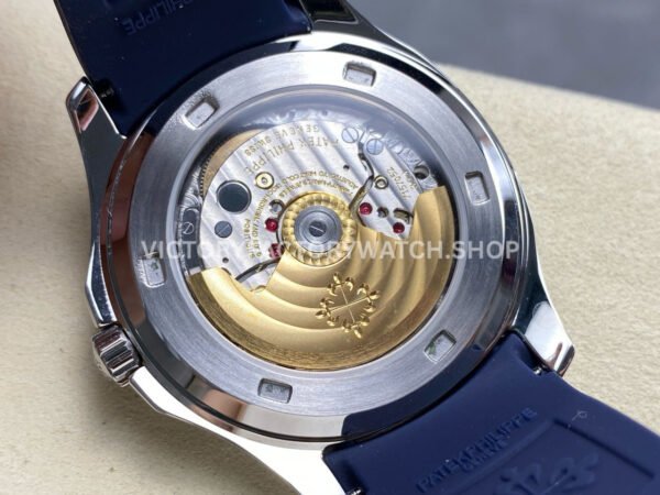 E7 Factory Patek Philippe Aquanaut 5168G-001 40mm White Gold Rubber Strap Blue Dial