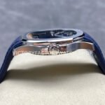E7 Factory Patek Philippe Aquanaut 5168G-001 40mm White Gold Rubber Strap Blue Dial