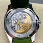 E7 Factory Patek Philippe Aquanaut 5168G-010 40mm White Gold Rubber Strap Avocado Green Dial