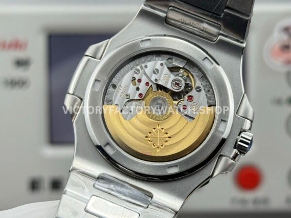 E7 Factory Patek Philippe Emerald Nautilus 5711 40mm Full Platinum Red Diamond Bezel Diamond Dial