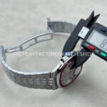 E7 Factory Patek Philippe Emerald Nautilus 5711 40mm Full Platinum Red Diamond Bezel Diamond Dial