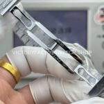 E7 Factory Patek Philippe Emerald Nautilus 5711/113P-001 40mm Full Green Diamond Bezel Platinum Gray Dial