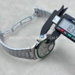 E7 Factory Patek Philippe Emerald Nautilus 5711/113P-001 40mm Full Green Diamond Bezel Platinum Gray Dial