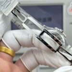 E7 Factory Patek Philippe Nautilus 5711 40mm White Gold Baguette Diamond Bezel Diamond Dial