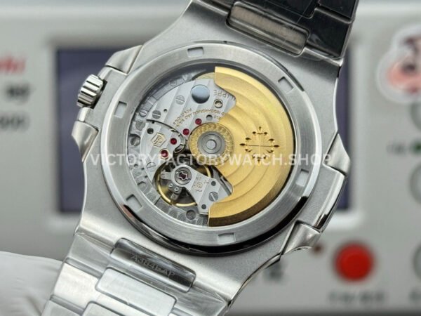 E7 Factory Patek Philippe Nautilus 5711 40mm White Gold Diamond Bezel Baguette Diamond Dial