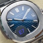 E7 Factory Patek Philippe Nautilus 57111A-010 40mm Blue Dial