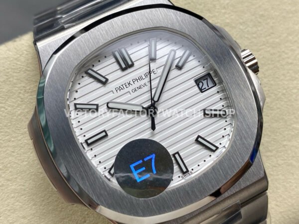 E7 Factory Patek Philippe Nautilus 5711/1A-011 40mm Full Steel White Dial