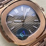 E7 Factory Patek Philippe Nautilus 5711/1R-001 40mm Full Rose Gold Brown Dial