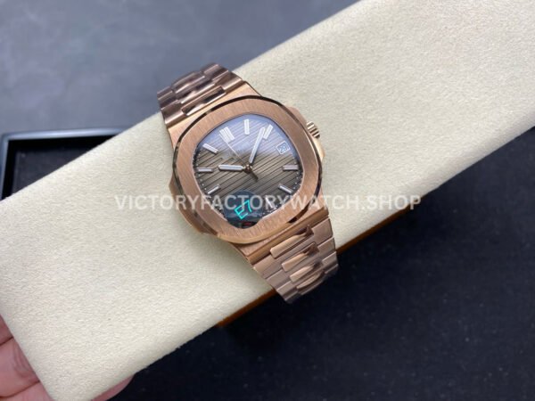 E7 Factory Patek Philippe Nautilus 5711/1R-001 40mm Full Rose Gold Brown Dial