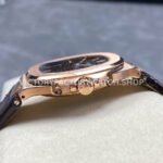 E7 Factory Patek Philippe Nautilus 5711/1R-001 40mm Leather Strap Rose Gold Brown Dial