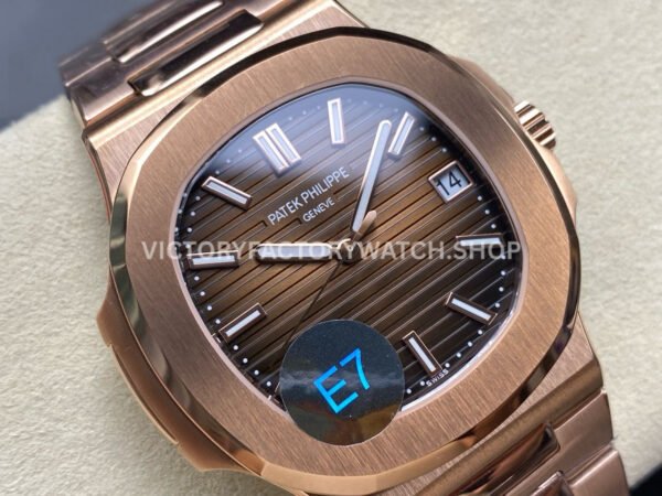 E7 Factory Patek Philippe Nautilus 5711/1R-001 40mm Rose Gold Brown Dial