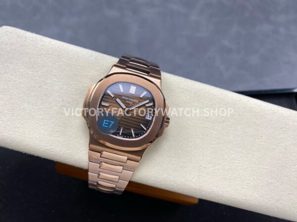 E7 Factory Patek Philippe Nautilus 5711/1R-001 40mm Rose Gold Brown Dial