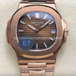 E7 Patek Philippe Nautilus 5711 1R brown dial rose gold