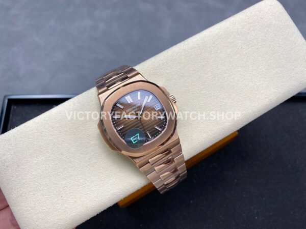 E7 Factory Patek Philippe Nautilus 5711/1R-001 40mm Rose Gold Brown Dial