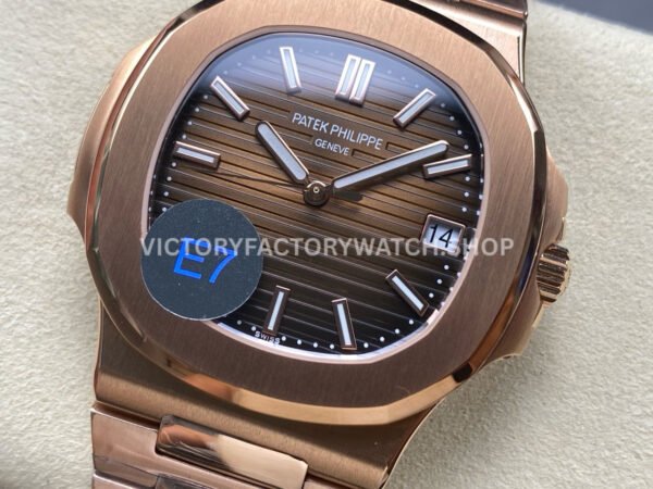 E7 Factory Patek Philippe Nautilus 5711/1R-001 40mm Rose Gold Brown Dial