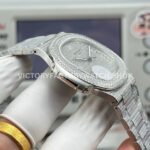 E7 Factory Patek Philippe Nautilus 57191G-001 40mm White Gold Diamond Bezel Diamond Dial