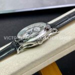 GR Factory Patek Philippe Annual Calendar 5205G-010 40mm White Gold Leather Strap Silver Dial