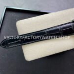 GR Factory Patek Philippe Annual Calendar 5205G-010 40mm White Gold Leather Strap Silver Dial