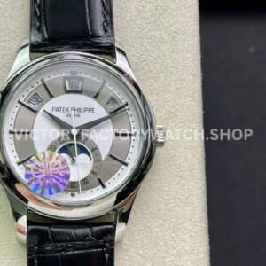 GR Patek Philippe Annual Calendar 5205G silver dial