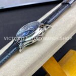 GR Factory Patek Philippe Annual Calendar 5205G-013 40mm White Gold Leather Strap Blue Dial