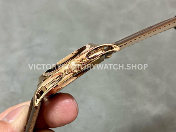 GR Factory Patek Philippe Annual Calendar 5205R-010 40mm Rose Gold Leather Strap Black Dial (2) GR Factory Patek Philippe Annual Calendar 5205R-010 40mm Rose Gold Leather Strap Black Dial