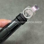 GR Factory Patek Philippe Annual Calendar 5205G-010 40mm White Gold Leather Strap Black Dial