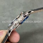 GR Factory Patek Philippe Annual Calendar 5205G-010 40mm White Gold Leather Strap Black Dial