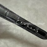 GR Factory Patek Philippe Annual Calendar 5205G-010 40mm White Gold Leather Strap Black Dial