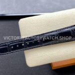 GR Factory Patek Philippe Annual Calendar 5205R-011 40mm Rose Gold Leather Strap Green Dial