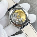 GR Factory Patek Philippe Annual Calendar 5396G-011 38.5mm White Gold Leather Strap Silver Dial