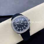 GR Factory Patek Philippe Aquanaut 5267/200A-001 38.8mm Steel Black Rubber Strap Black Dial