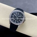 GR Factory Patek Philippe Aquanaut 5267/200A-001 38.8mm Steel Black Rubber Strap Black Dial