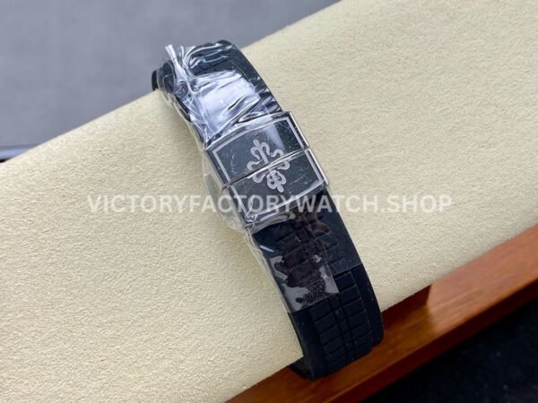 GR Factory Patek Philippe Aquanaut 5267/200A-001 38.8mm Steel Black Rubber Strap Black Dial