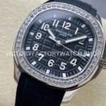 GR Factory Patek Philippe Aquanaut 5267/200A-001 38.8mm Steel Black Rubber Strap Black Dial